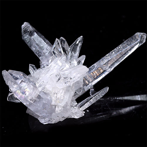 〔D493-27〕トップクォリティ 透明度抜群 大変貴重な コロンビア産 レムリアンシード水晶クラスター【メール便不可】