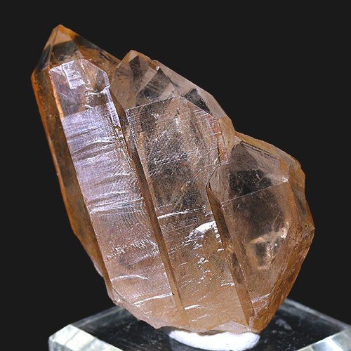 〔D497-11〕コリント産 タンジェリンクォーツ クラスター マンダリンクォーツ Tanjerine Quartz 蜜柑水晶【メール便不可】