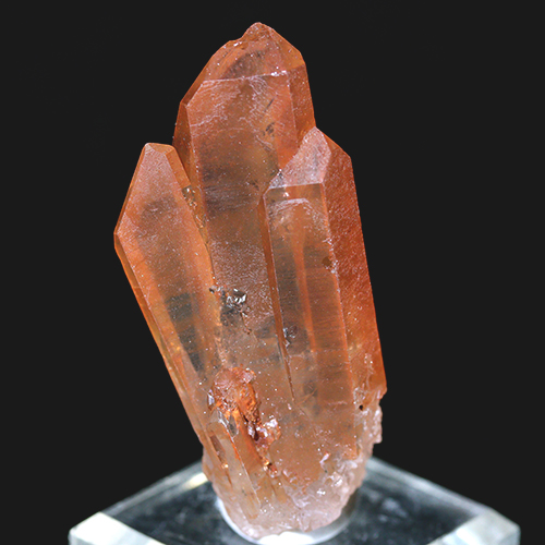 〔D497-15〕コリント産 タンジェリンクォーツ クラスター マンダリンクォーツ Tanjerine Quartz 蜜柑水晶【メール便不可】