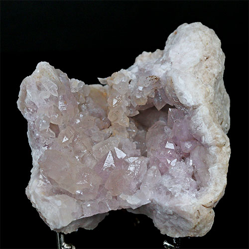 〔D86-222〕希少 ピンクアメジスト アルゼンチン産 ジオード クラスター 晶洞 原石