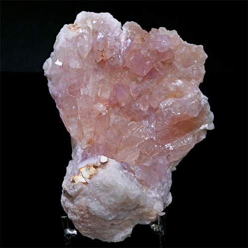 〔D86-227〕希少 ピンクアメジスト アルゼンチン産 ジオード クラスター 晶洞 原石