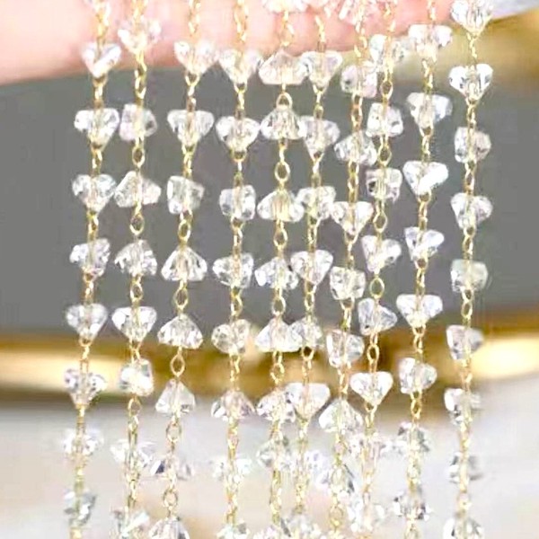 〔G4-83g〕約1m  ブレスレットデザインチェーン アクセサリーチェーン ゴールドカラー パーツ