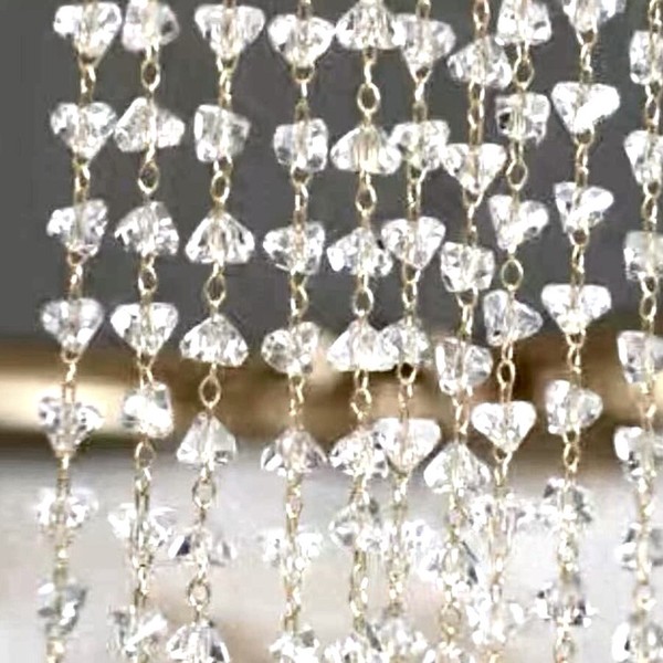 〔G4-83s〕約1m  ブレスレットデザインチェーン アクセサリーチェーン シルバーカラー パーツ