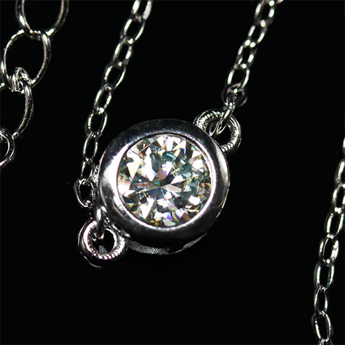 〔J105-130〕0.5ct モアサナイト sv925 ブレスレット moissanite【ランダム発送】