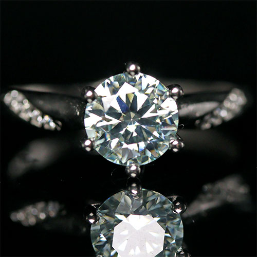 〔J105-154〕1ct モアサナイト sv925 リング 指輪 moissanite