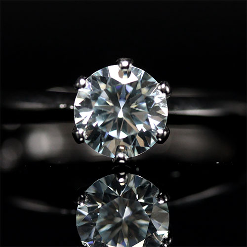 〔J105-179〕1ct モアサナイト sv925 リング 指輪 moissanite