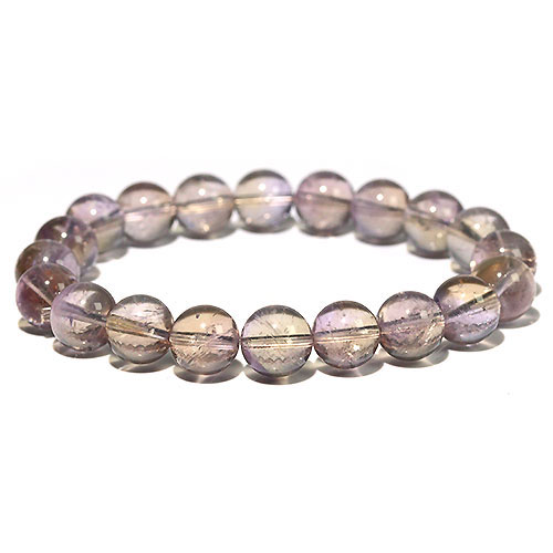 〔K1693-22〕約10mm ボリビア産 アメトリン Ametrine ブレスレット【FOREST 天然石 パワーストーン】