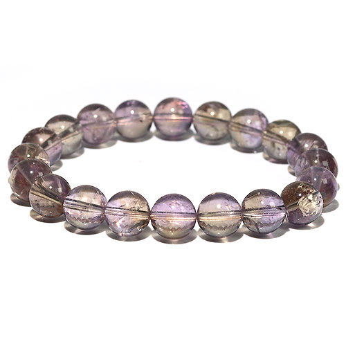 〔K1693-25〕約9mm ボリビア産 アメトリン Ametrine ブレスレット【FOREST 天然石 パワーストーン】