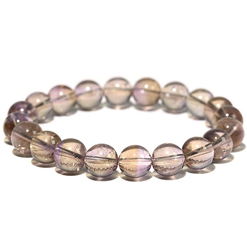 〔K1693-26〕約9mm ボリビア産 アメトリン Ametrine ブレスレット【FOREST 天然石 パワーストーン】