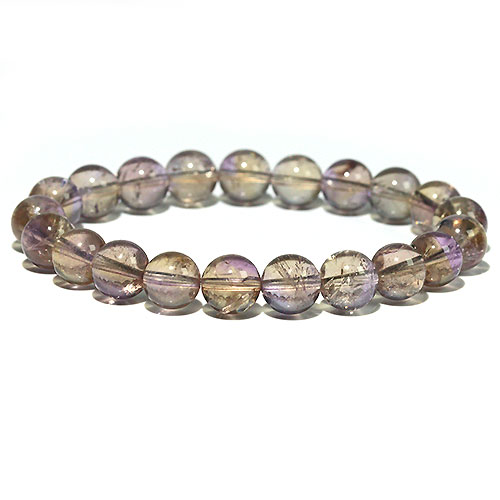 〔K1693-28〕約9mm ボリビア産 アメトリン Ametrine ブレスレット【FOREST 天然石 パワーストーン】