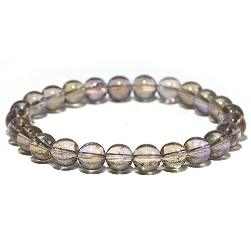 〔K1693-34〕約7mm ボリビア産 アメトリン Ametrine ブレスレット【FOREST 天然石 パワーストーン】