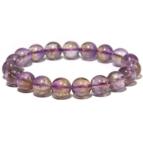 〔K1693-38〕約10mm ボリビア産 アメトリン Ametrine ブレスレット【FOREST 天然石 パワーストーン】