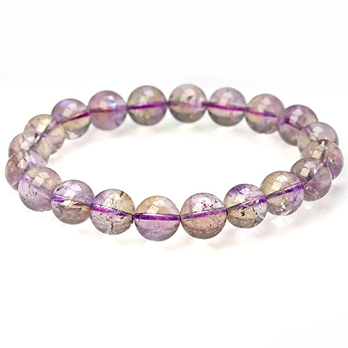 〔K1693-9〕約10mm ボリビア産 アメトリン Ametrine ブレスレット【FOREST 天然石 パワーストーン】