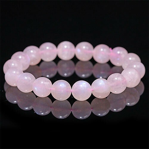 〔K1835-7m〕7mmピンクムーンストーン ブレスレット Pink Moonstone【FOREST 天然石 パワーストーン】