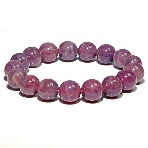〔K1857-9m〕9mmお買い得 パープルローズクォーツ ブレスレット マダガスカル産 Purple Rose Quartz
