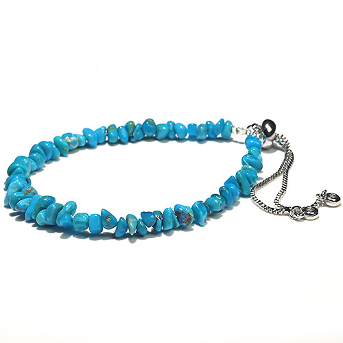 〔K1861〕約5-8mm グラデーション アリゾナ産 ターコイズ ブレスレット Arizona turquoise