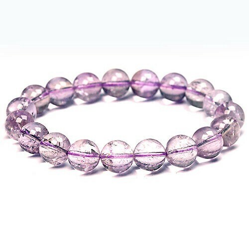 〔K1872-11m〕11mmラベンダーアメジスト ブレスレット Lavender Amethyst 【ランダム発送】