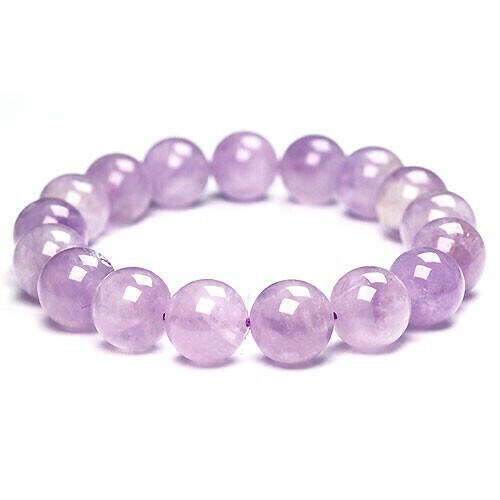 〔K1873-8m〕8mmラベンダーアメジスト ブレスレット Lavender Amethyst 【ランダム発送】