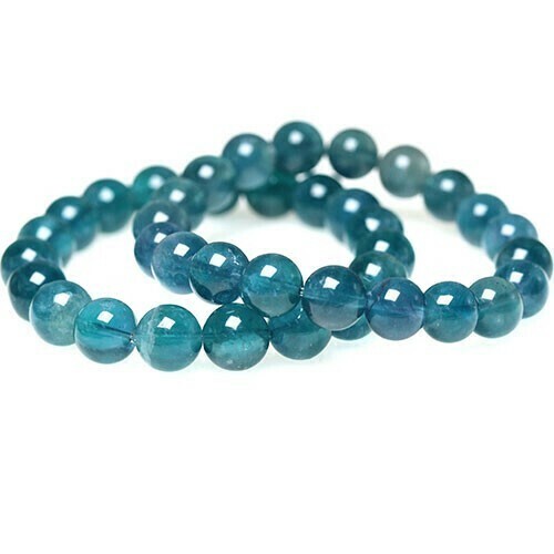 〔K1874-9m〕9mmブルーフローライト ブレスレット 蛍石 Blue Fluorite【ランダム発送】【FOREST 天然石 パワーストーン】