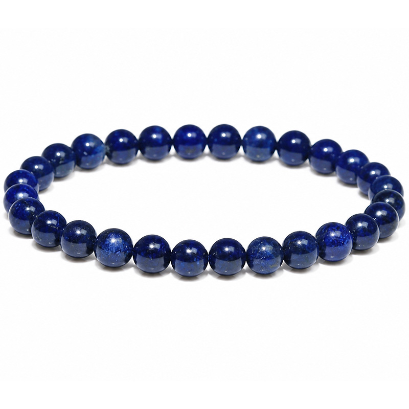 〔K2249-5〕約6.8mm 神秘的な藍色 高品質リヒテライト《Richterite／リヒター閃石》天然石ブレスレット 南アフリカ