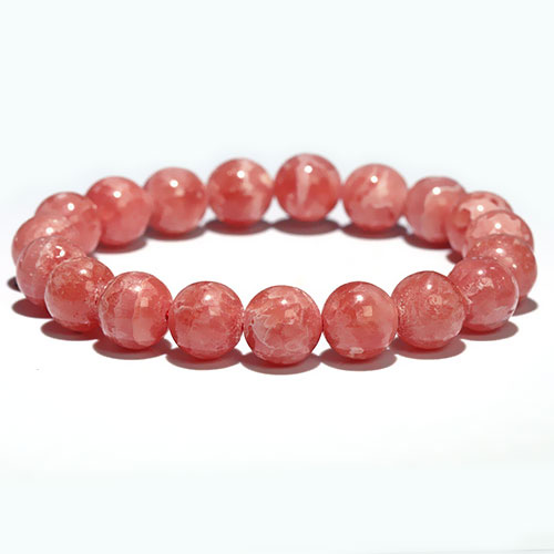 〔K2263-13〕10mm インカローズ ロードクロサイト ブレスレット Rhodochrosite 菱マンガン鉱