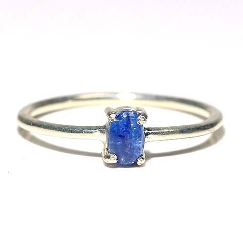 〔R451〕約１５号 カイヤナイト sv925 指輪 フリーサイズ リング kyanite 藍晶石【FOREST 天然石 パワーストーン】