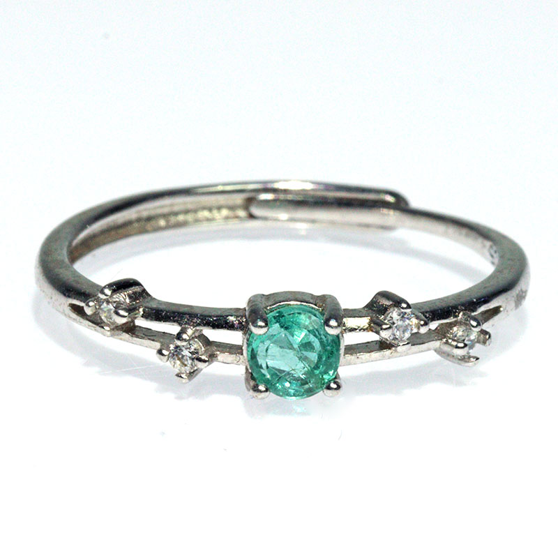 〔R480-1〕宝石質 グリーンアパタイト sv925 リング 指輪 フリー【ランダム発送】【FOREST 天然石 パワーストーン】