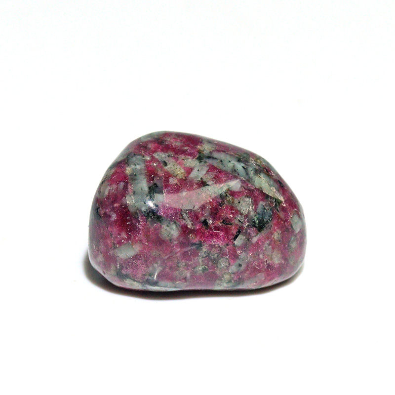 〔Z154-1〕希少 ロシア産 蛍光 ユーディアライト AAA タンブル Eudialyte
