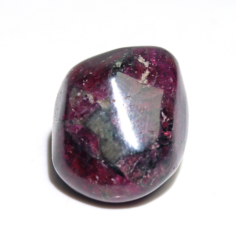 〔Z154-10〕希少 ロシア産 蛍光 ユーディアライト AAA タンブル Eudialyte