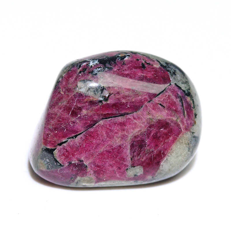 〔Z154-11〕希少 ロシア産 蛍光 ユーディアライト AAA タンブル Eudialyte