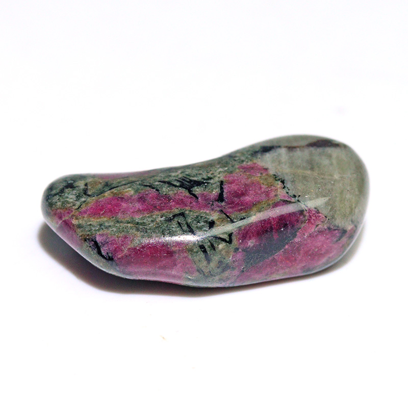 〔Z154-13〕希少 ロシア産 蛍光 ユーディアライト AAA タンブル Eudialyte