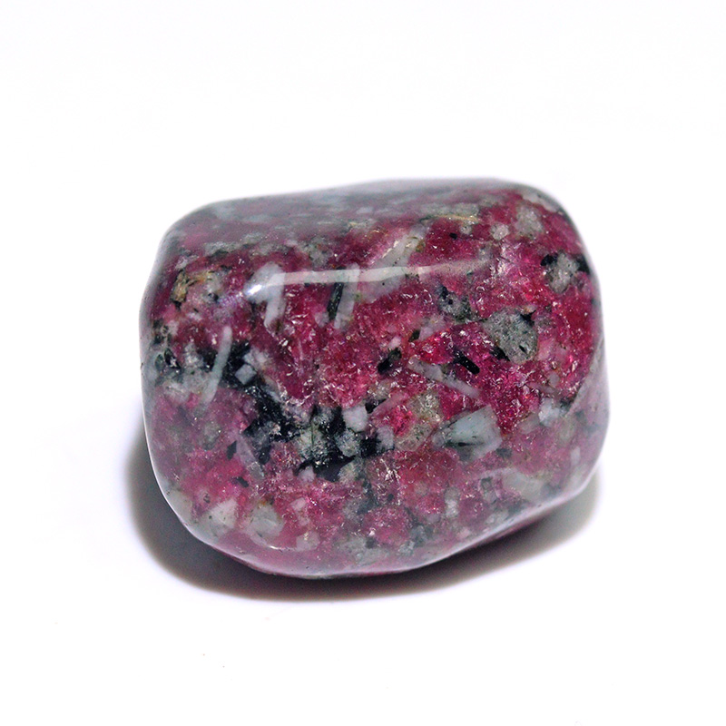 〔Z154-15〕希少 ロシア産 蛍光 ユーディアライト AAA タンブル Eudialyte