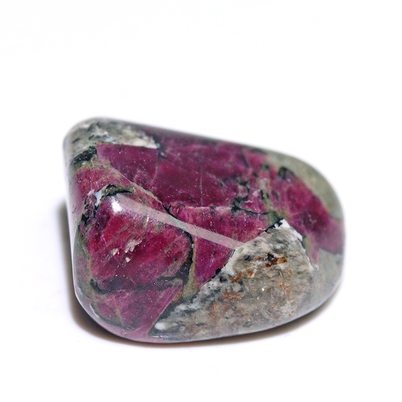 〔Z154-16〕希少 ロシア産 蛍光 ユーディアライト AAA タンブル Eudialyte