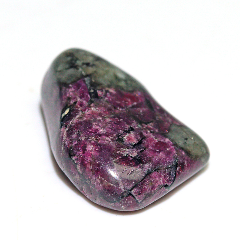 〔Z154-17〕希少 ロシア産 蛍光 ユーディアライト AAA タンブル Eudialyte