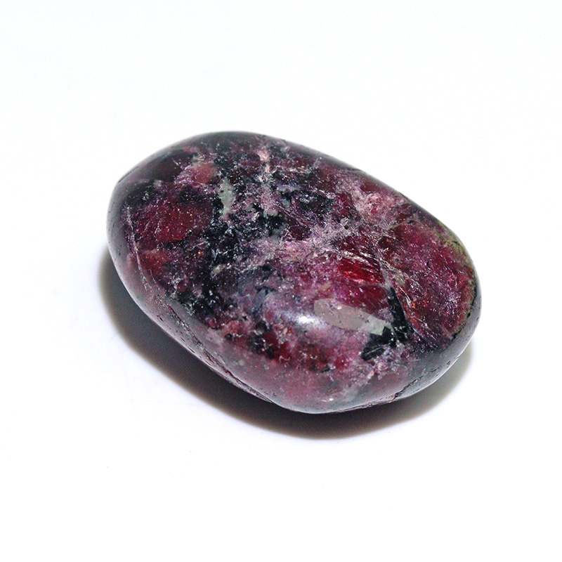 〔Z154-20〕希少 ロシア産 蛍光 ユーディアライト AAA タンブル Eudialyte
