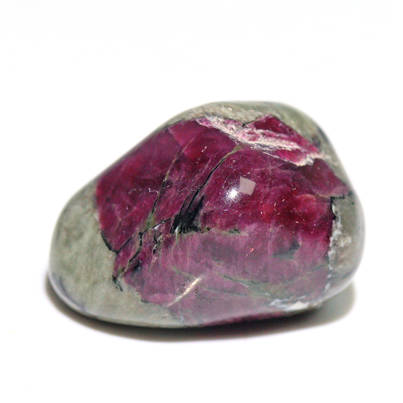 〔Z154-21〕希少 ロシア産 蛍光 ユーディアライト AAA タンブル Eudialyte