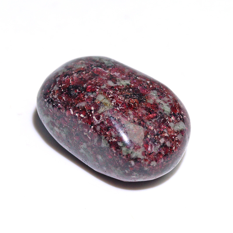〔Z154-23〕希少 ロシア産 蛍光 ユーディアライト AAA タンブル Eudialyte