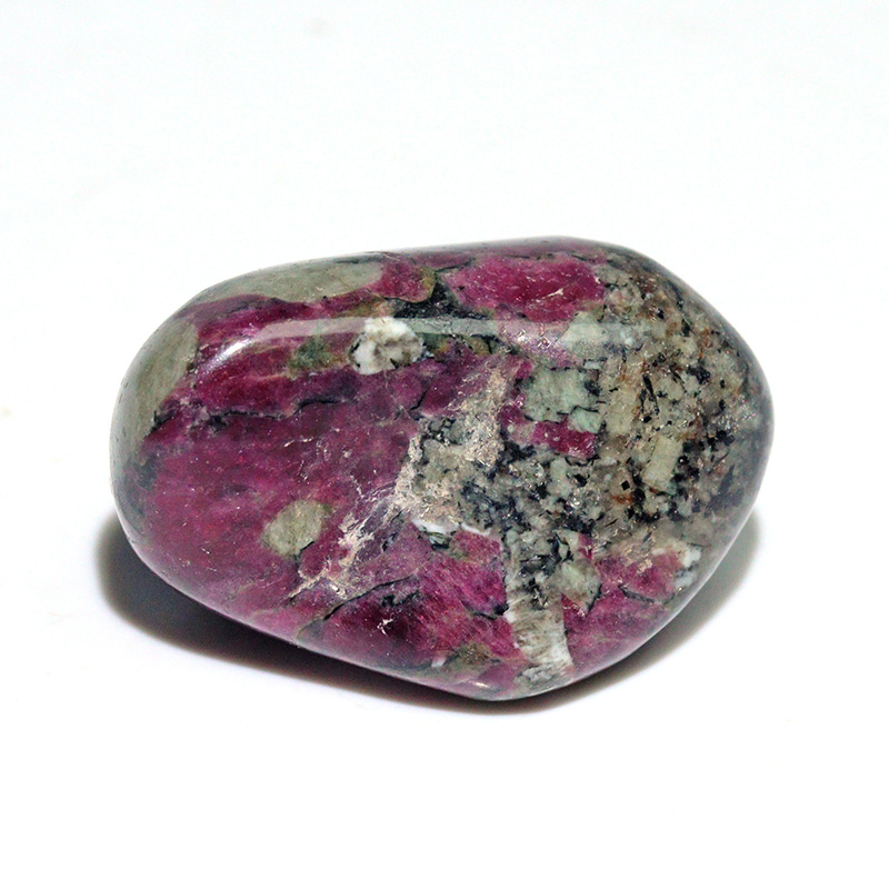 〔Z154-24〕希少 ロシア産 蛍光 ユーディアライト AAA タンブル Eudialyte