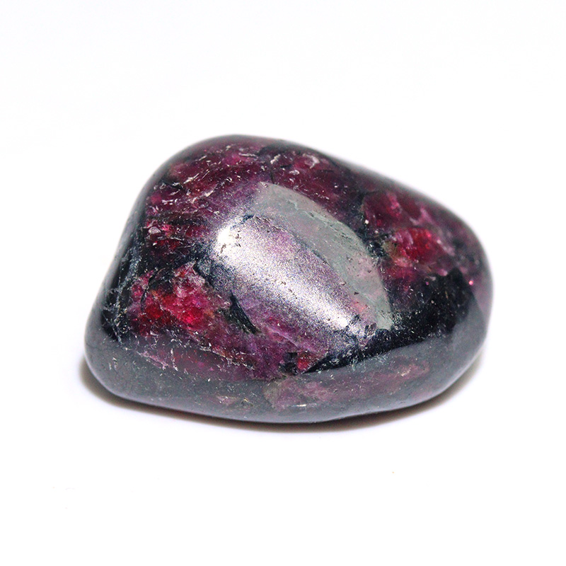〔Z154-3〕希少 ロシア産 蛍光 ユーディアライト AAA タンブル Eudialyte
