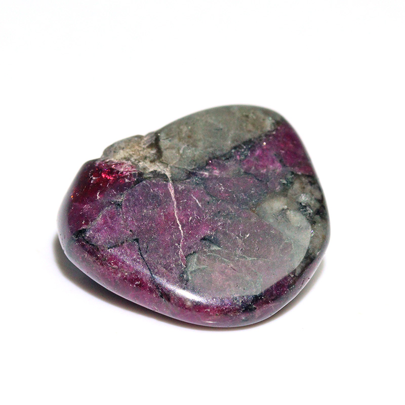 〔Z154-4〕希少 ロシア産 蛍光 ユーディアライト AAA タンブル Eudialyte