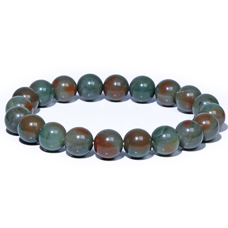 〔nm12-10m-r〕【日本銘石／島根県産】出雲碧玉 10mm 貴重 希少 IZUMO Jasper「国生み・縁結び・再生」神話の記憶を宿す石