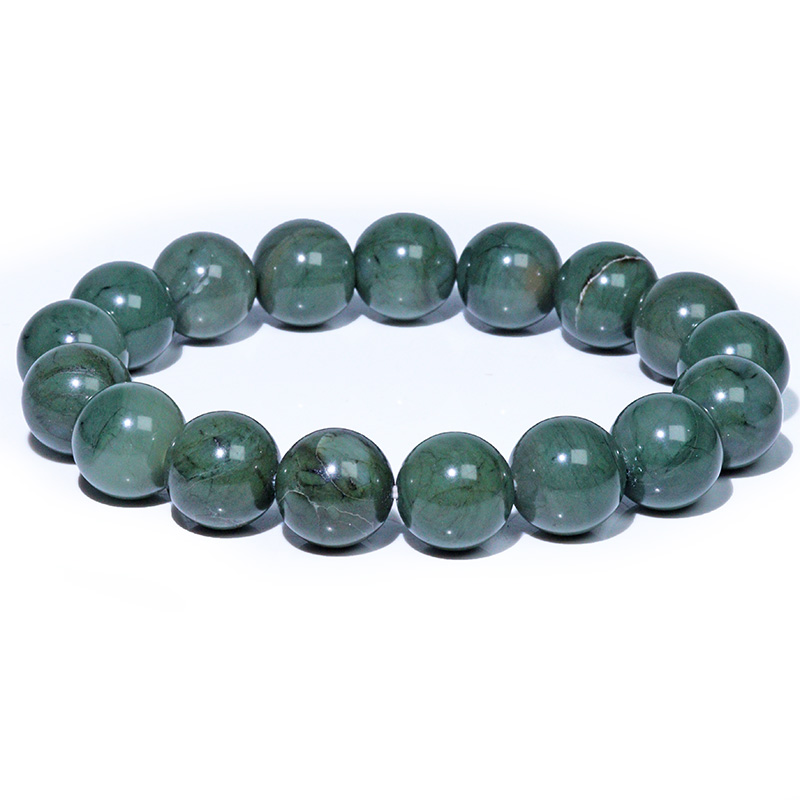 〔nm12-12m〕【日本銘石／島根県産】出雲碧玉 12mm 貴重 希少 IZUMO Jasper「国生み・縁結び・再生」神話の記憶を宿す石