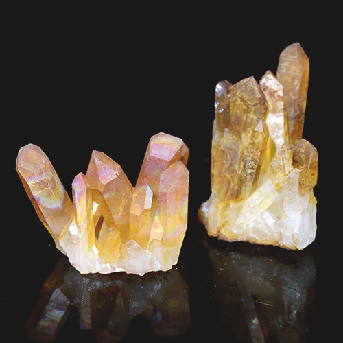 メール便不可 〔D122-35〕希少 アーカンソー州産 ゴールデンヒーラー クラスター Arkansas Golden Healer