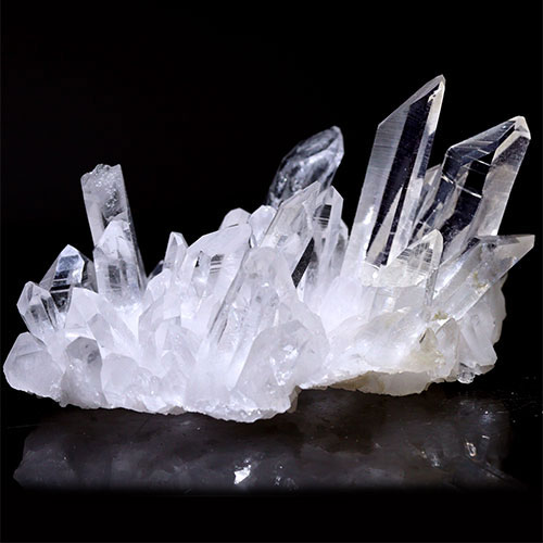 〔D123-55〕極上品 アーカンソー州産 水晶 クラスターARKANSAS CRYSTAL ギャランティーカード付【メール便不可】