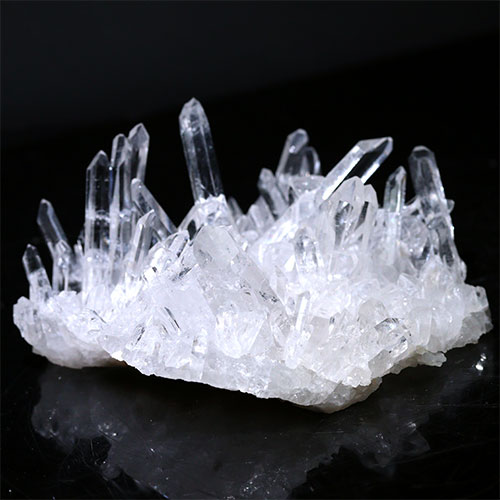 〔D123-56〕極上品 アーカンソー州産 水晶 クラスターARKANSAS CRYSTAL ギャランティーカード付【メール便不可】