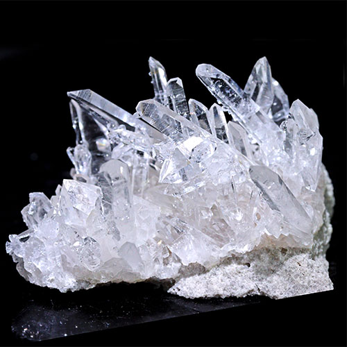 〔D123-58〕極上品 アーカンソー州産 水晶 クラスターARKANSAS CRYSTAL ギャランティーカード付【メール便不可】