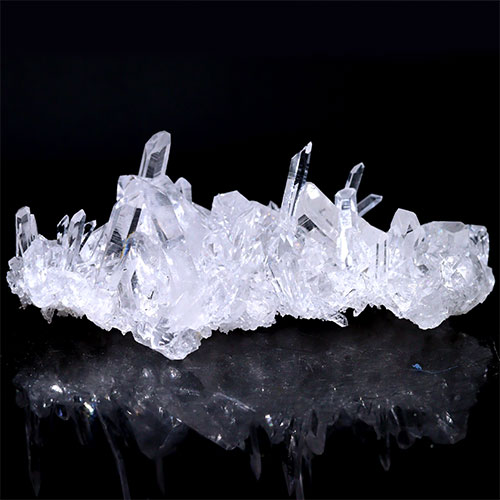 〔D123-59〕極上品 アーカンソー州産 水晶 クラスターARKANSAS CRYSTAL ギャランティーカード付【メール便不可】
