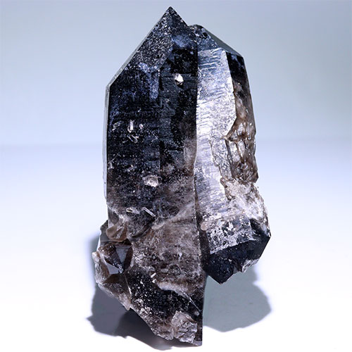 〔D30-572〕【お買い得】 アメリカ アーカンソー産 スモーキークォーツ 黒水晶 クラスター 【ギャランティーカード付】【メール便不可】