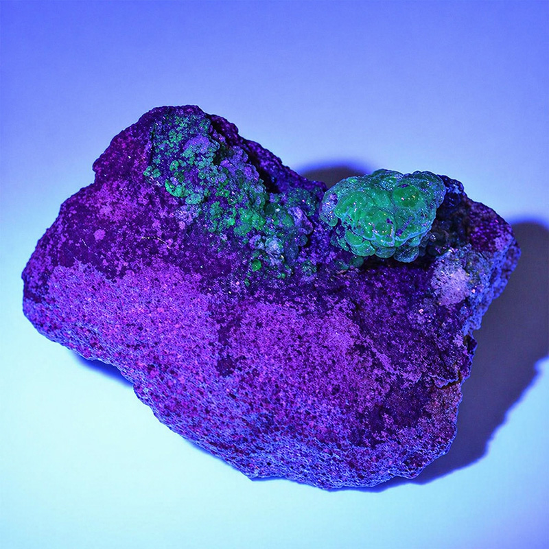 〔D356-37〕希少 メキシコ産 蛍光 ハイアライトオパール 玉滴石 Hyalite Opal 結晶 原石1個売り【メール便不可】