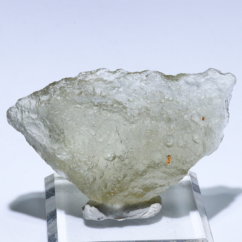 〔D455-16〕トップクォリティ パープルリビアングラス 隕石 原石 鉱物 Libyan desert glass